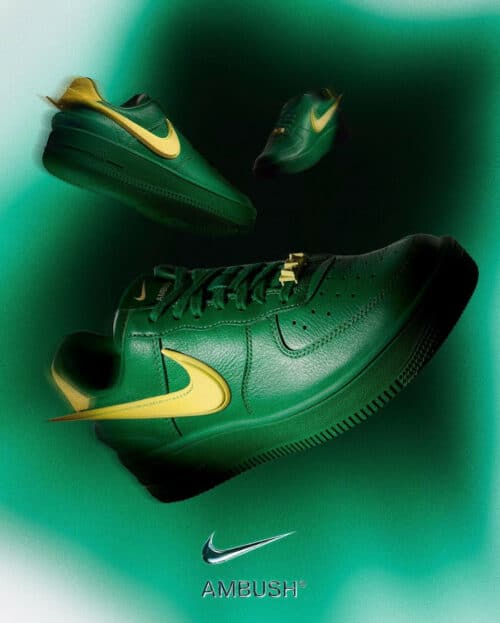 Nike Air Force 1 Low X Ambush Pine Green And Citron Vert Pin