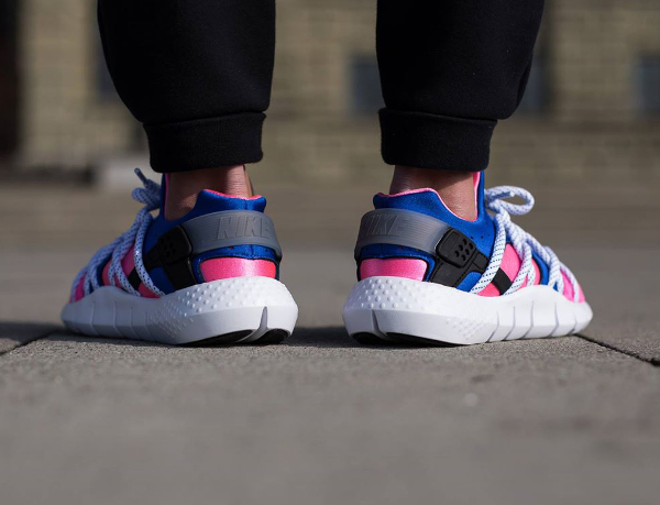 Nike Huarache NM Black White Pink Blue