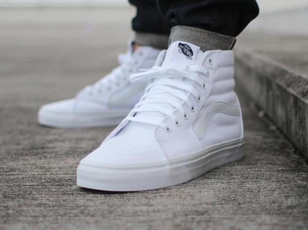 Vans Sk8 Hi True White o l acheter