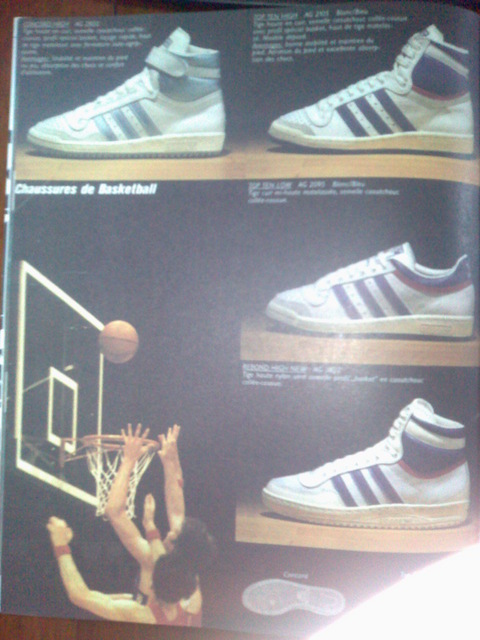 basket adidas ancien modele