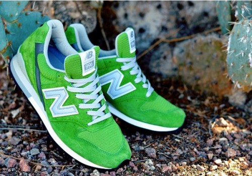 New Balance 996 En Suede Vert Chaussure