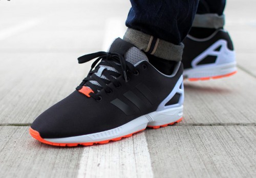 adidas flux orange fluo