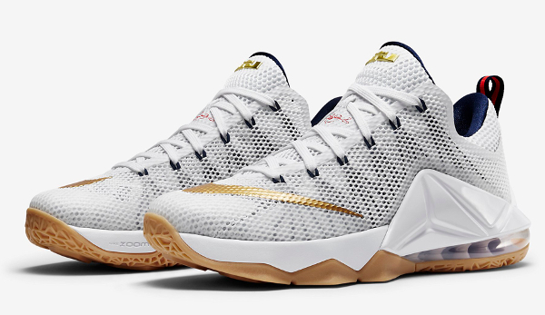 nike lebron 12 blanche