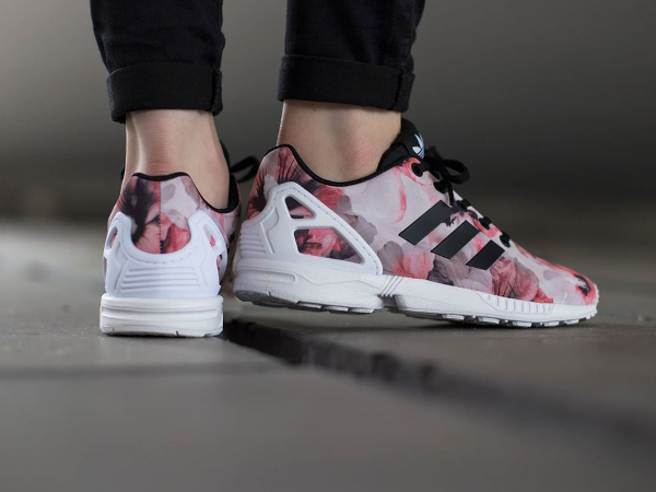 adidas zx flux pink and black