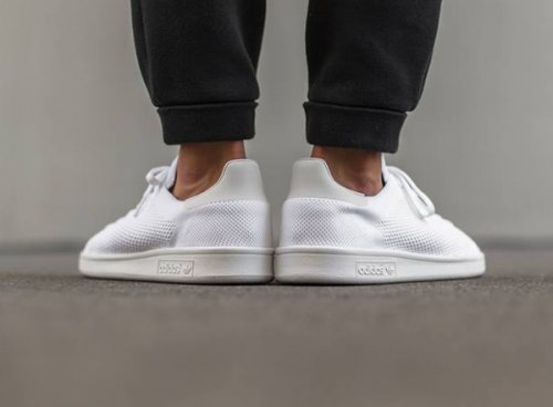 adidas stan smith primeknit triple white