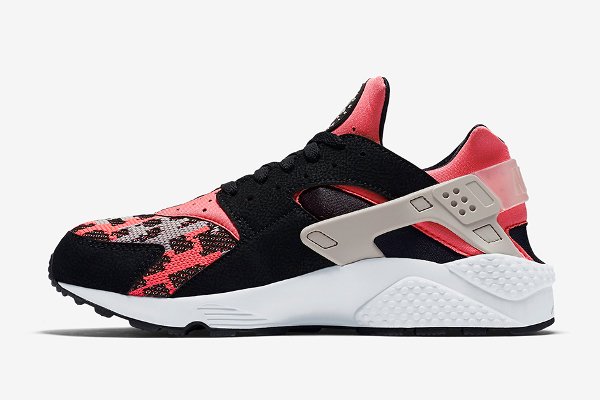 Nike Air Huarache Run PA Ethnic Black Hot Lava (5)