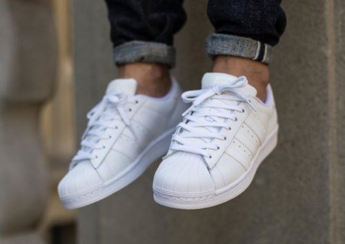 superstar beige et blanche