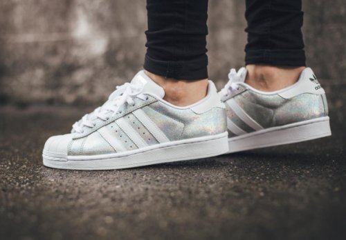 adidas superstar iridescent femme