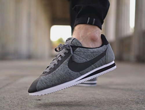 nike cortez dark grey