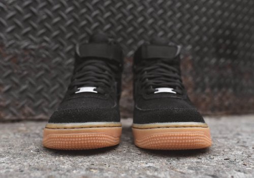 suede black nike air force 1