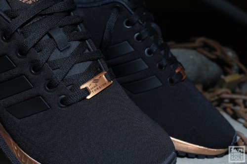 adidas zx flux bronze black copper metallic