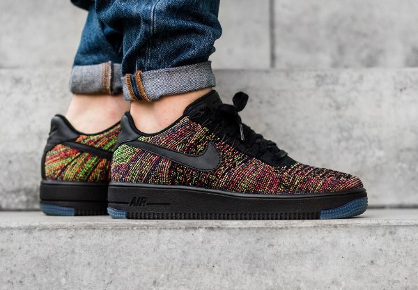 Nike Air Force 1 Flyknit basse Multicolor (1)