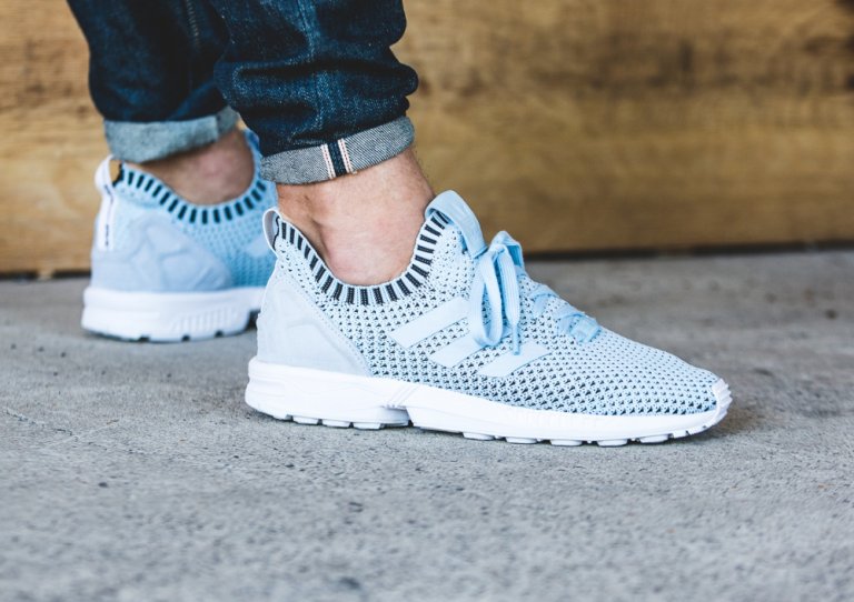 adidas zx flux bleu et blanc