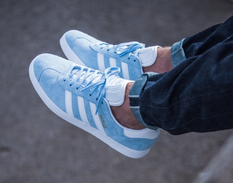 clear sky adidas gazelle