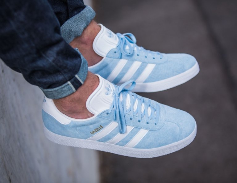 clear sky adidas gazelle