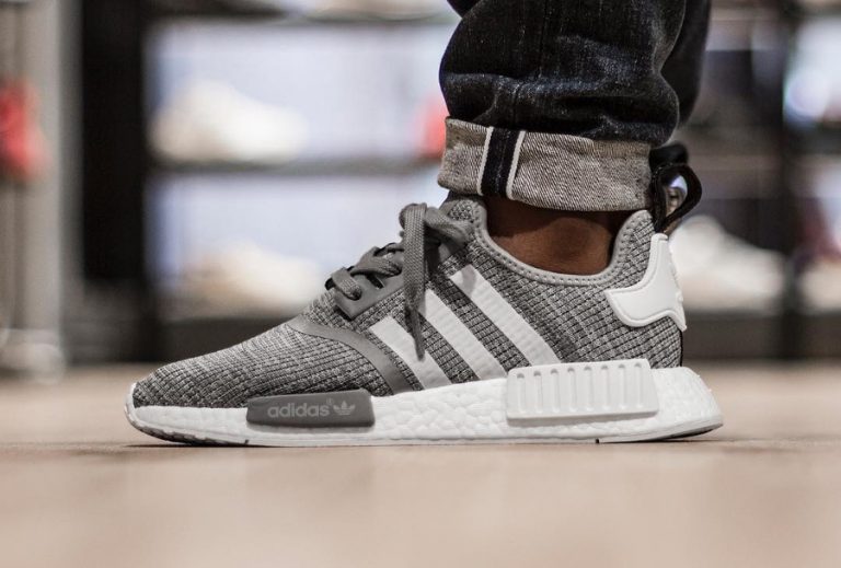 Basket Adidas NMD R1 Heather Solid Grey (2)