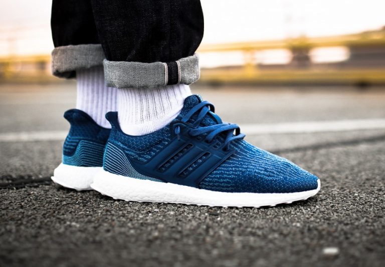 Chaussure Adidas Ultra Boost 3.0 Parley PK Blue Night (bleu foncé)