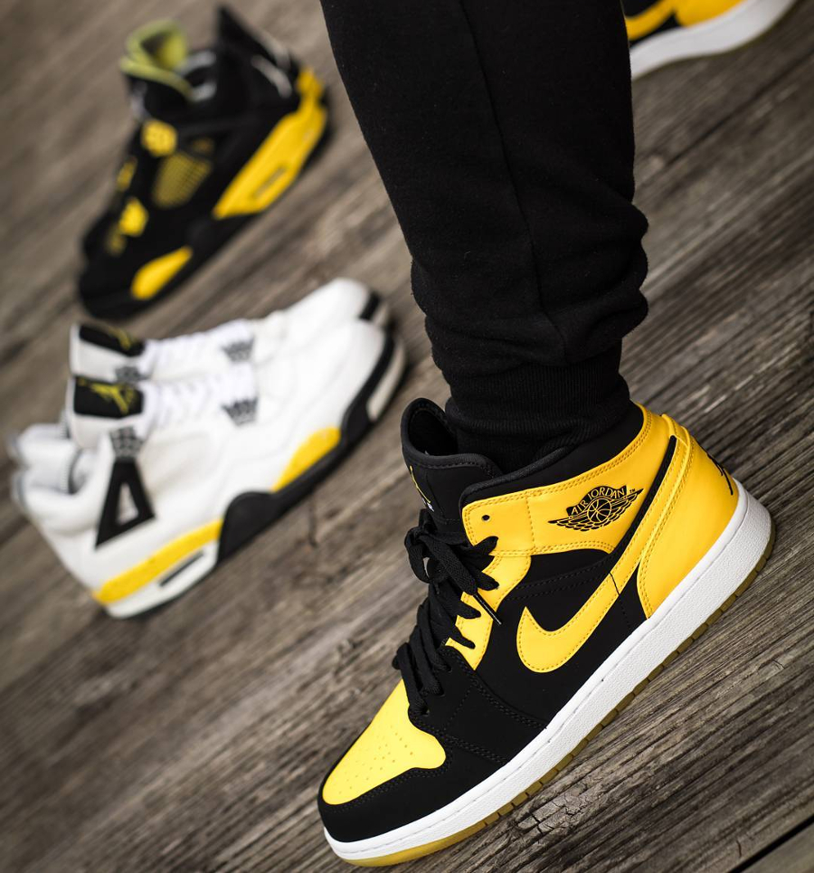 chaussure jaune jordan