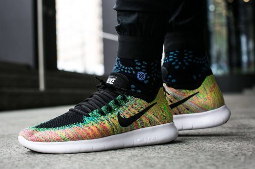 Nike Free RN Run Flyknit 2017 Multicolor Blue Lagoon