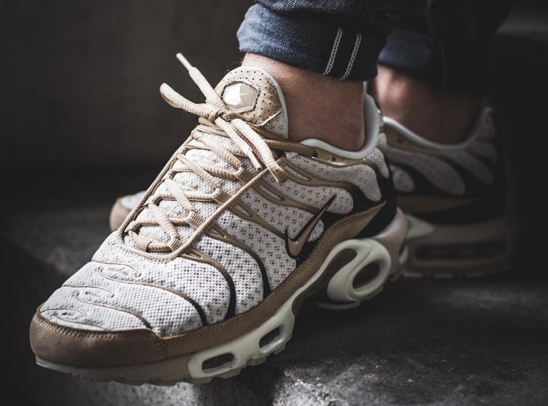 Chaussure NikeLab Air Max Plus Requin Beige Light Bone (1)