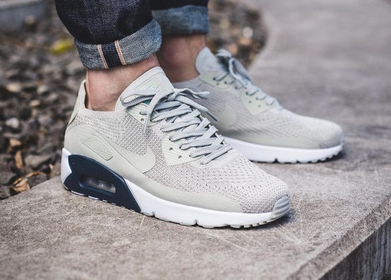 Chaussure Nike Air Max 90 Ultra 2.0 Flyknit Beige Pale Grey (homme)