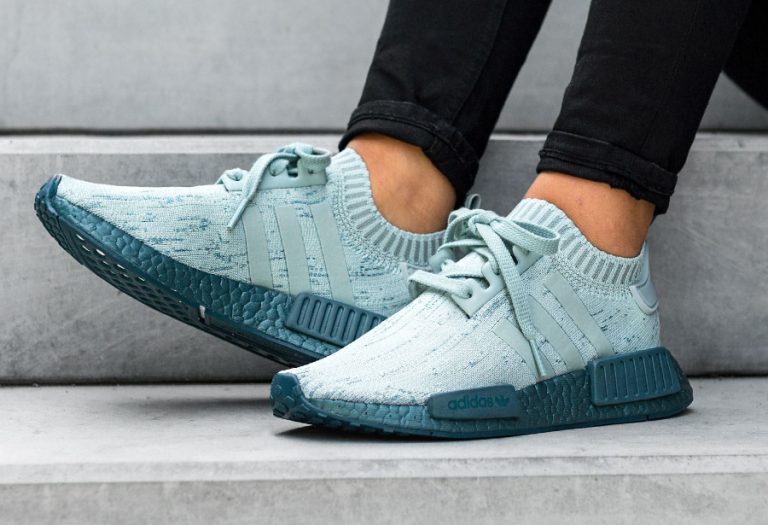 Chaussure Adidas NMD R1 PK Sea Crystal Tactile Green femme