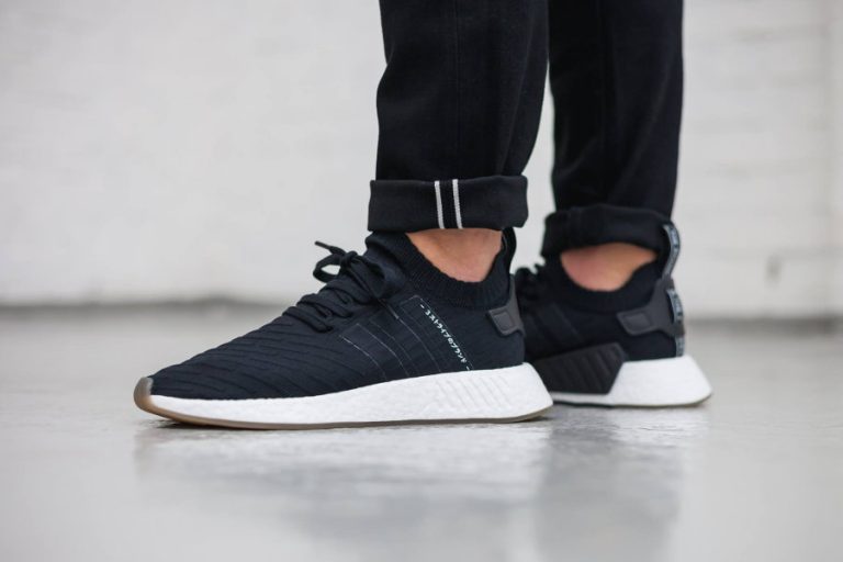 Chaussure Adidas NMD R2 PK Primeknit Noire Black Japan