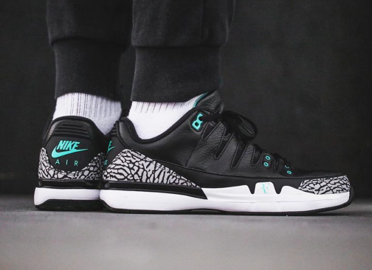 NikeCourt Zoom Vapor AJ3 'Atmos Elephant Clear Jade'