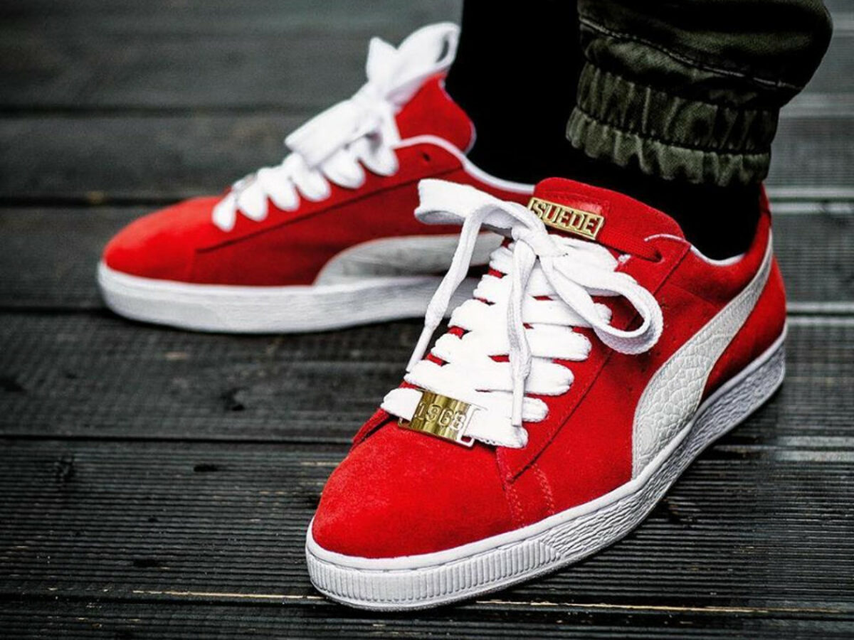 Puma suede homme rouge hotsell