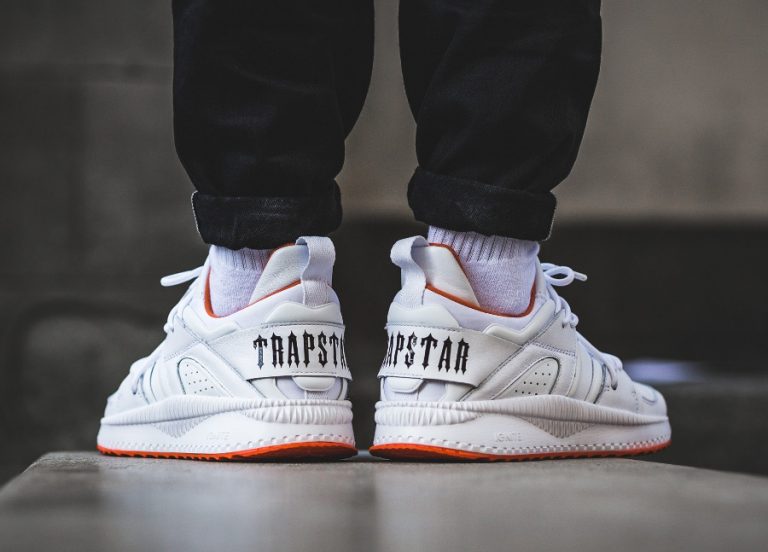 Chaussure Trapstar x Puma Tsugi Blaze blanche 'Coral Cloud'