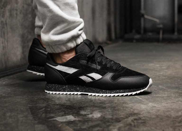 Reebok leather homme noir online