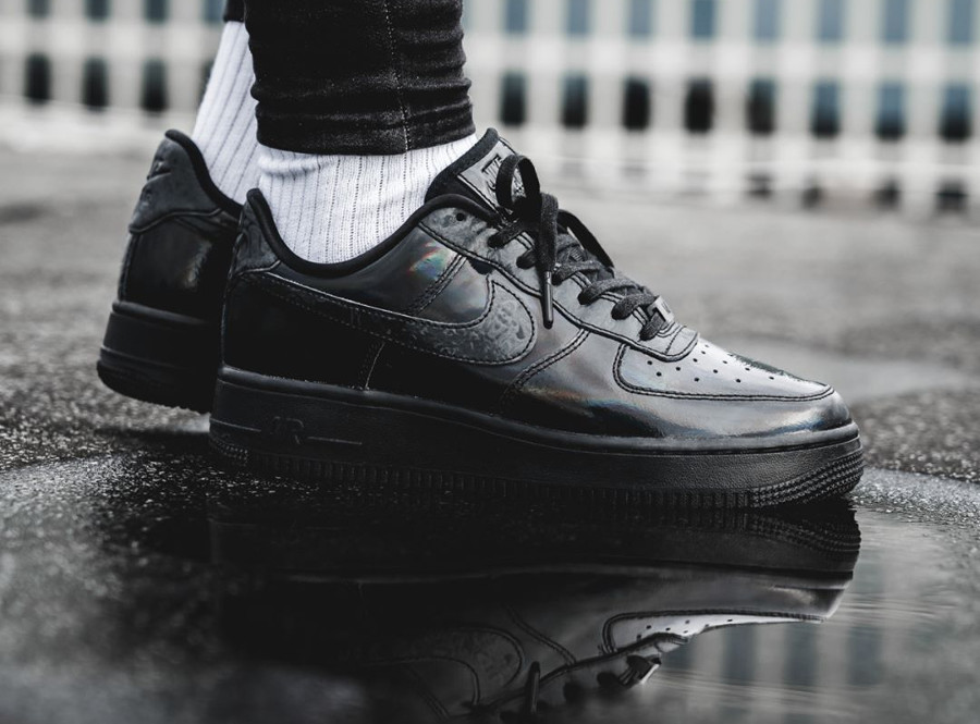 Air force one shop noir femme pas cher