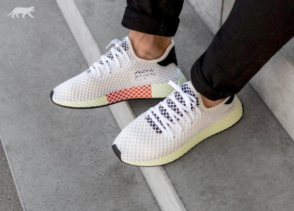 adidas deerupt jaune