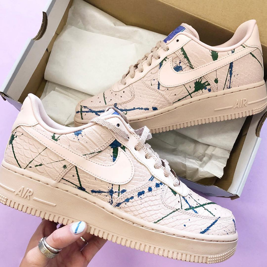 Review] Nike Air Force 1 '07 LX 'Particle Beige' Snakeskin (exclu femme)