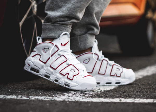 nike air more uptempo blanche