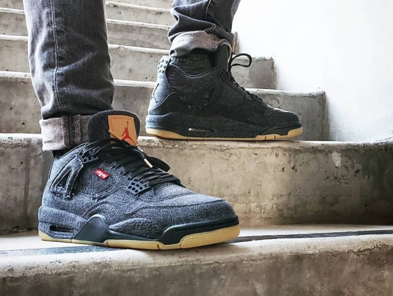 Levi's x Air Jordan 4 Black Denim - @robmacabante