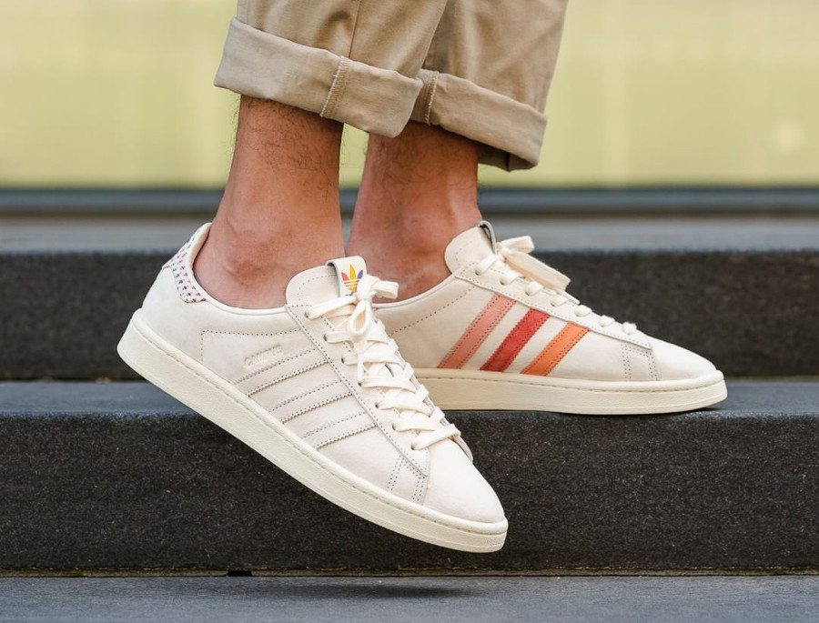 Review : Adidas Campus 80's Pride 'Multicolor Stripes' on feet