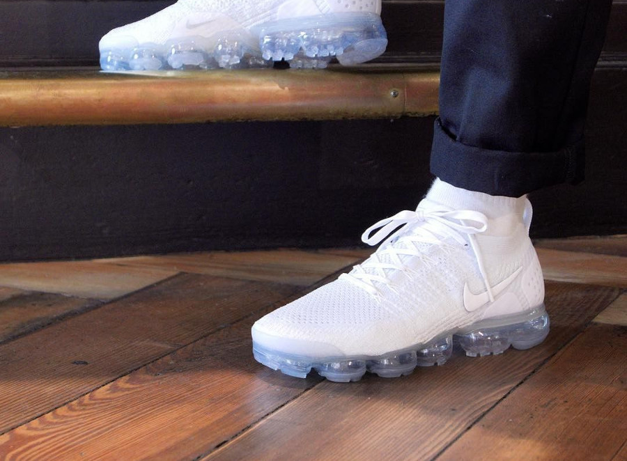 nike air vapormax flyknit homme blanche