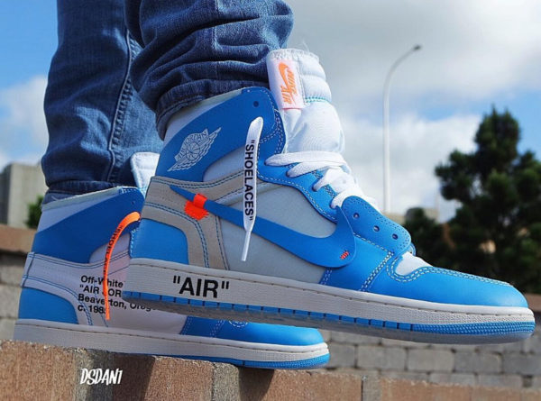 nike off white jordan 1 blue