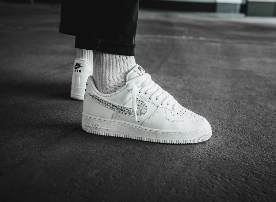 nike force one blanche