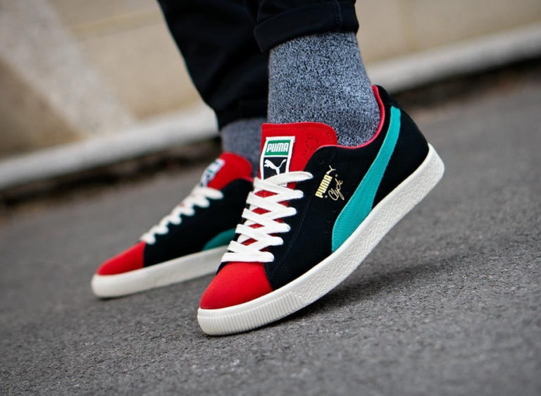 acheter la Puma Clyde 'From The Archive' Black High Risk Red