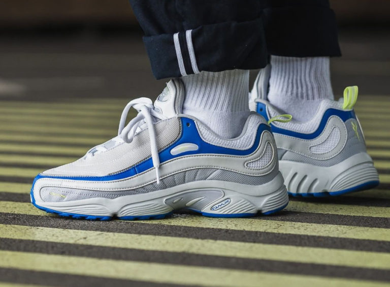 acheter Reebok Daytona DMX Spirit White Blue Lemon