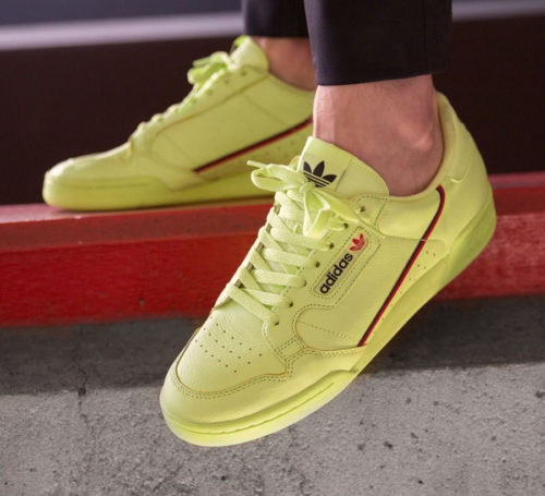 Que vaut la Adidas Continental 80's jaune fluo 'Semi Frozen Yellow'