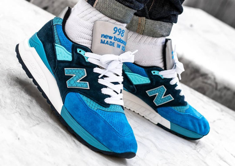 chaussure New Balance M998NE Blue Scales (made in USA)