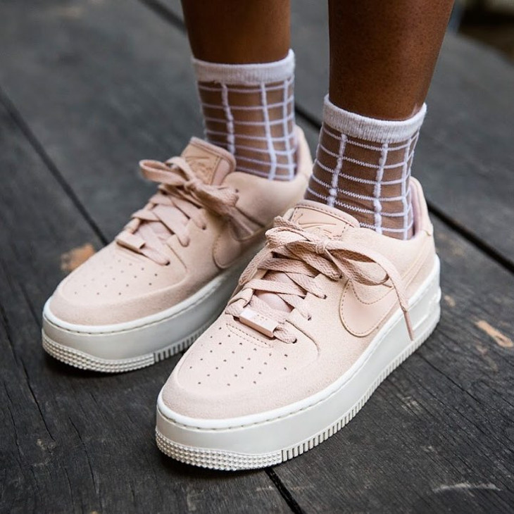nike air force particle beige