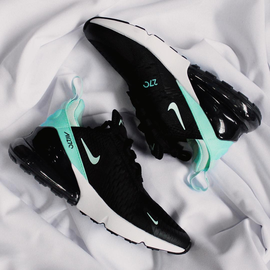 nike 270 black and turquoise