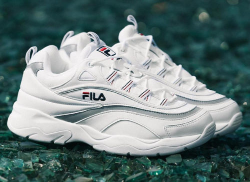 fila ray silver