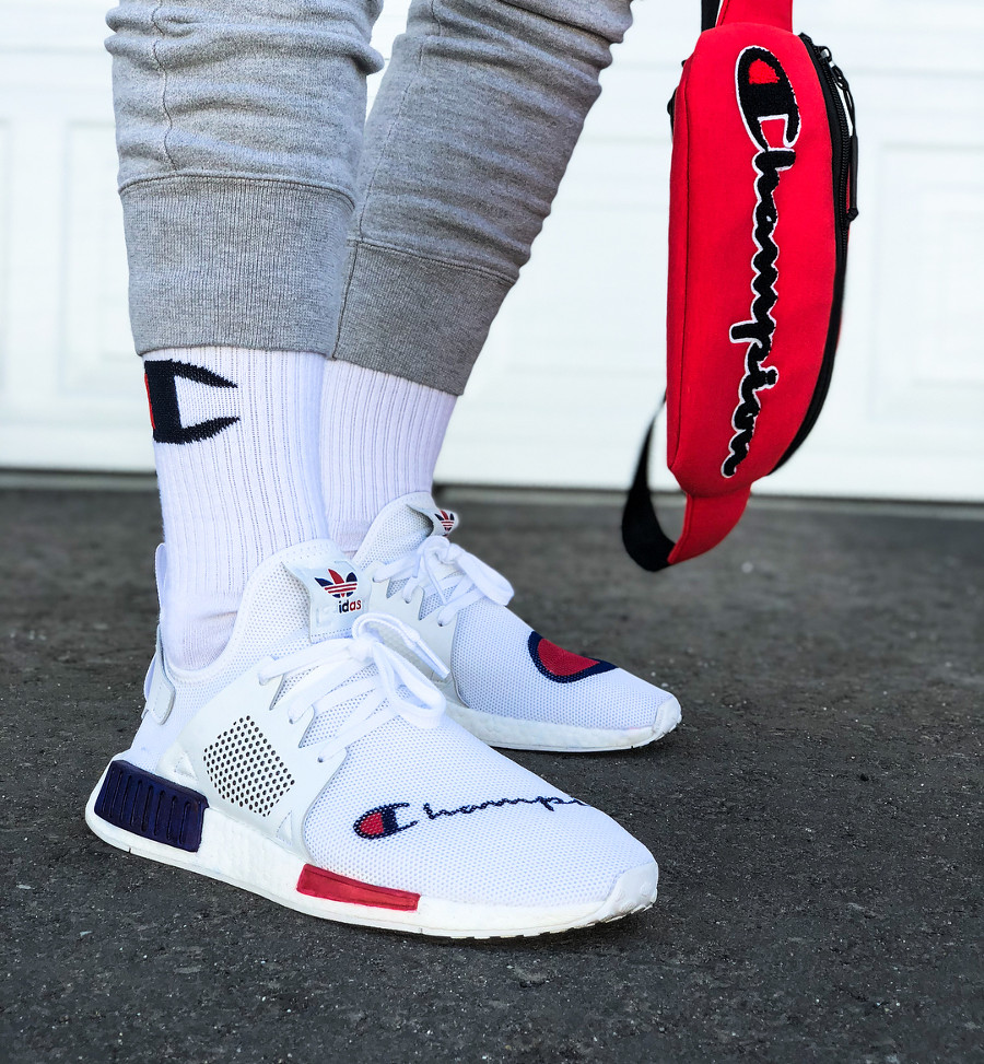 champion x adidas nmd buy clothes shoes 