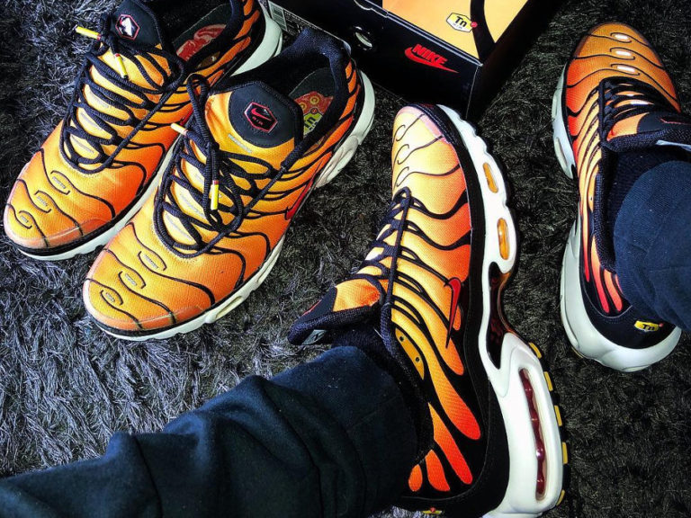 Nike Air Max Plus OG 'Sunset' 2018 édition spéciale 20 ans (couv)