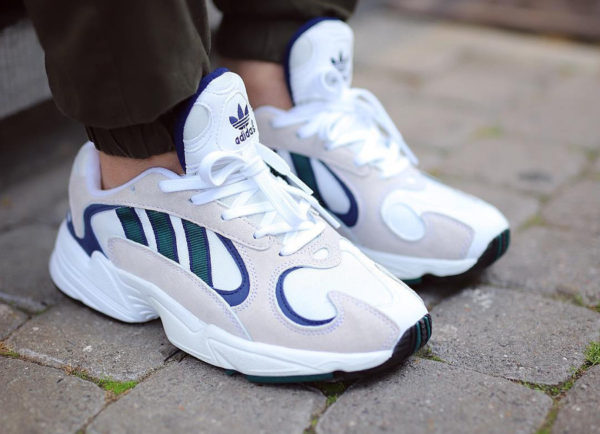 adidas yung 1 white noble green & blue